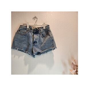 Vintage GAP‎ Blue Jeans No. 5 Loose Fit Cutoff Shorts Women’s LSE High Rise